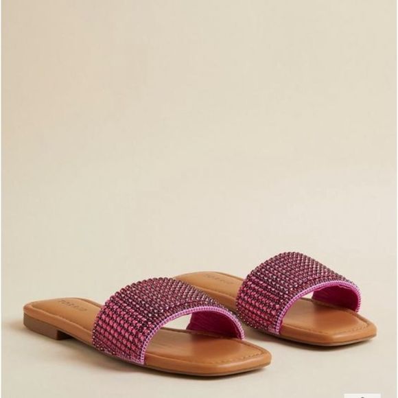 Torrid Rhinestone Slide (WW) size 9.5 - Picture 1 of 4